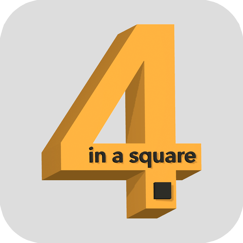 Four in a square - Connect 4 diehards 3D - icon